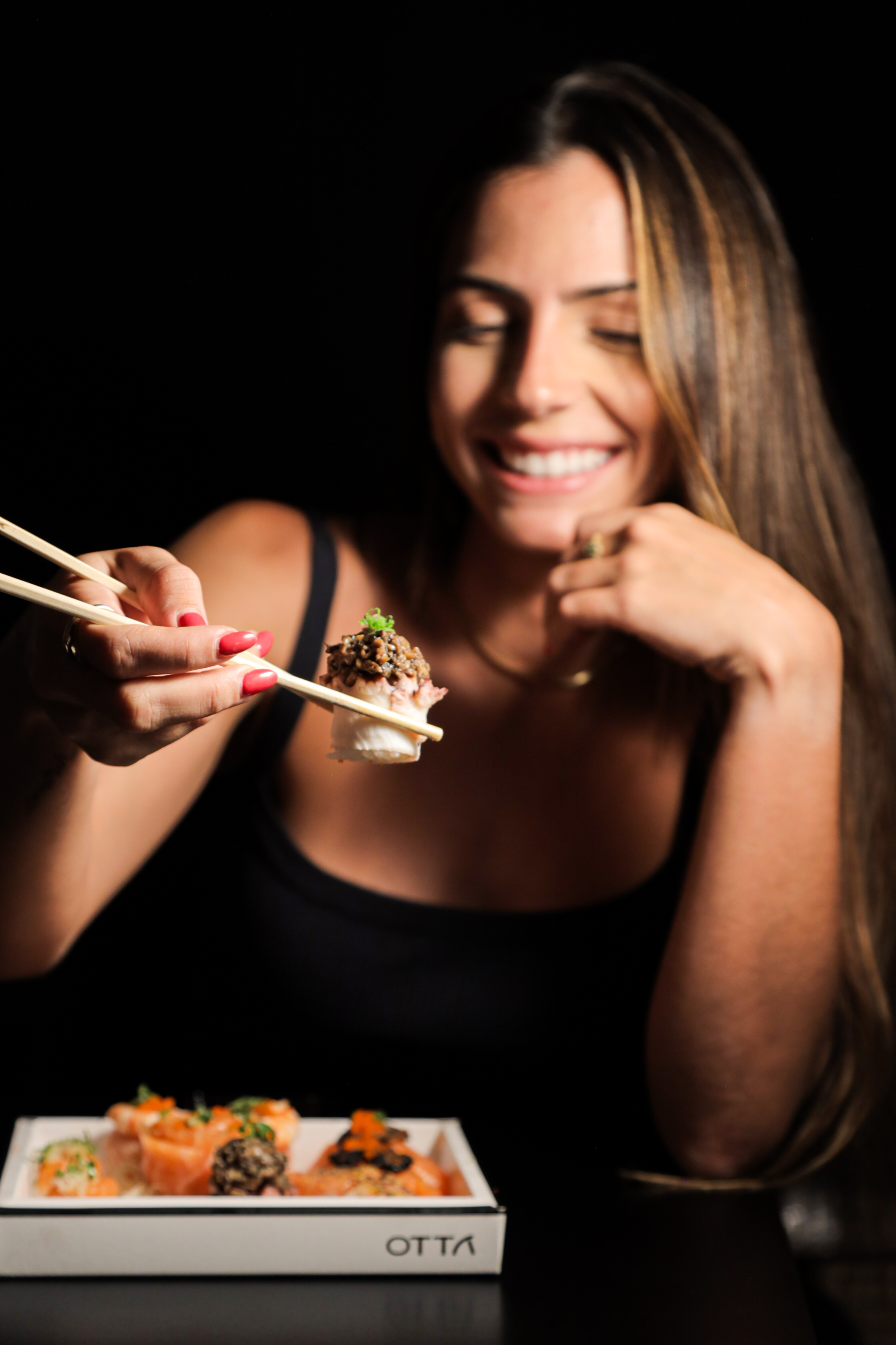 Modelo e Sushi