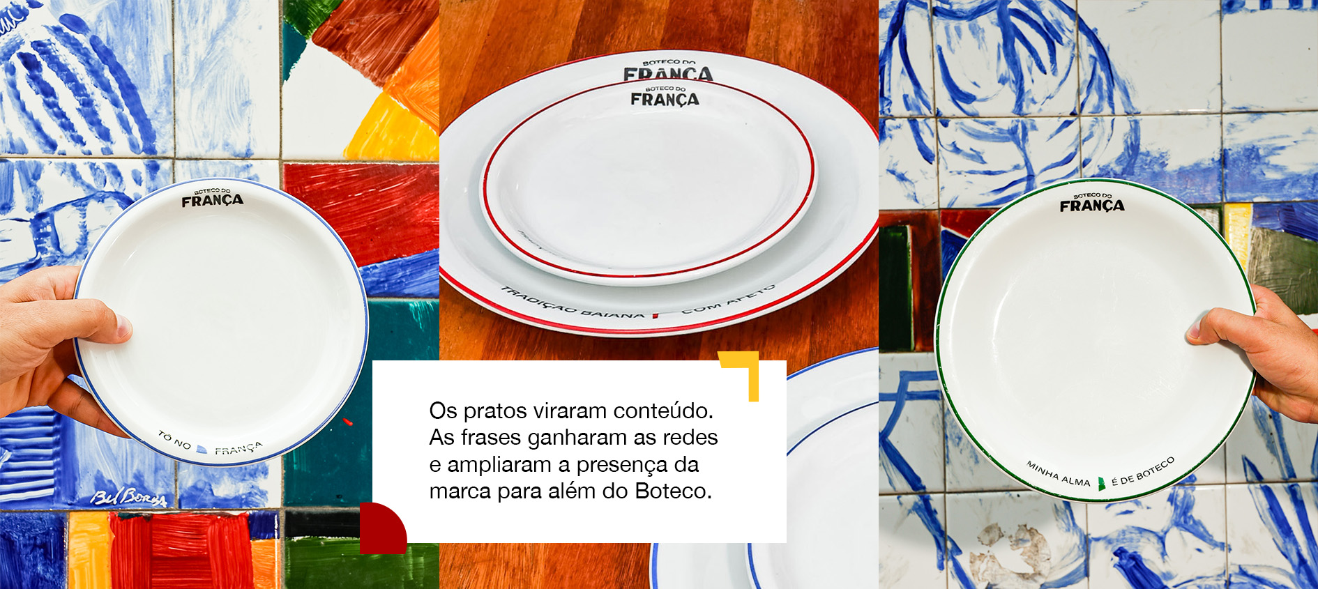 Pratos personalizados Boteco do França